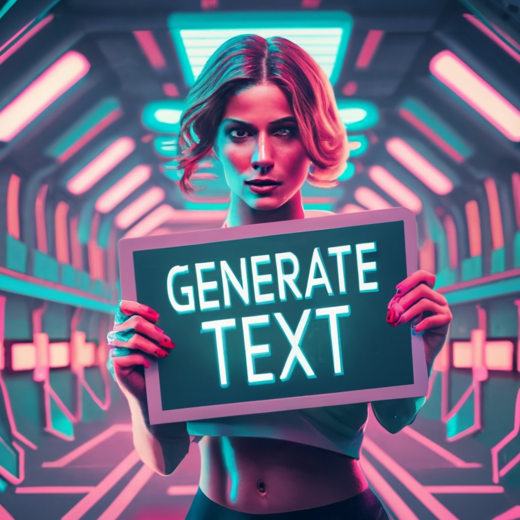 Generate Text - Incorporate text into an ai generated image