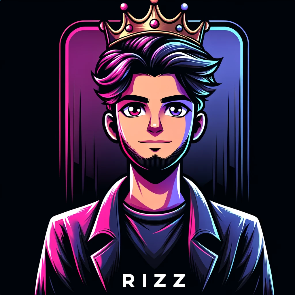Rizz King with crown - AI Dating Assistant app