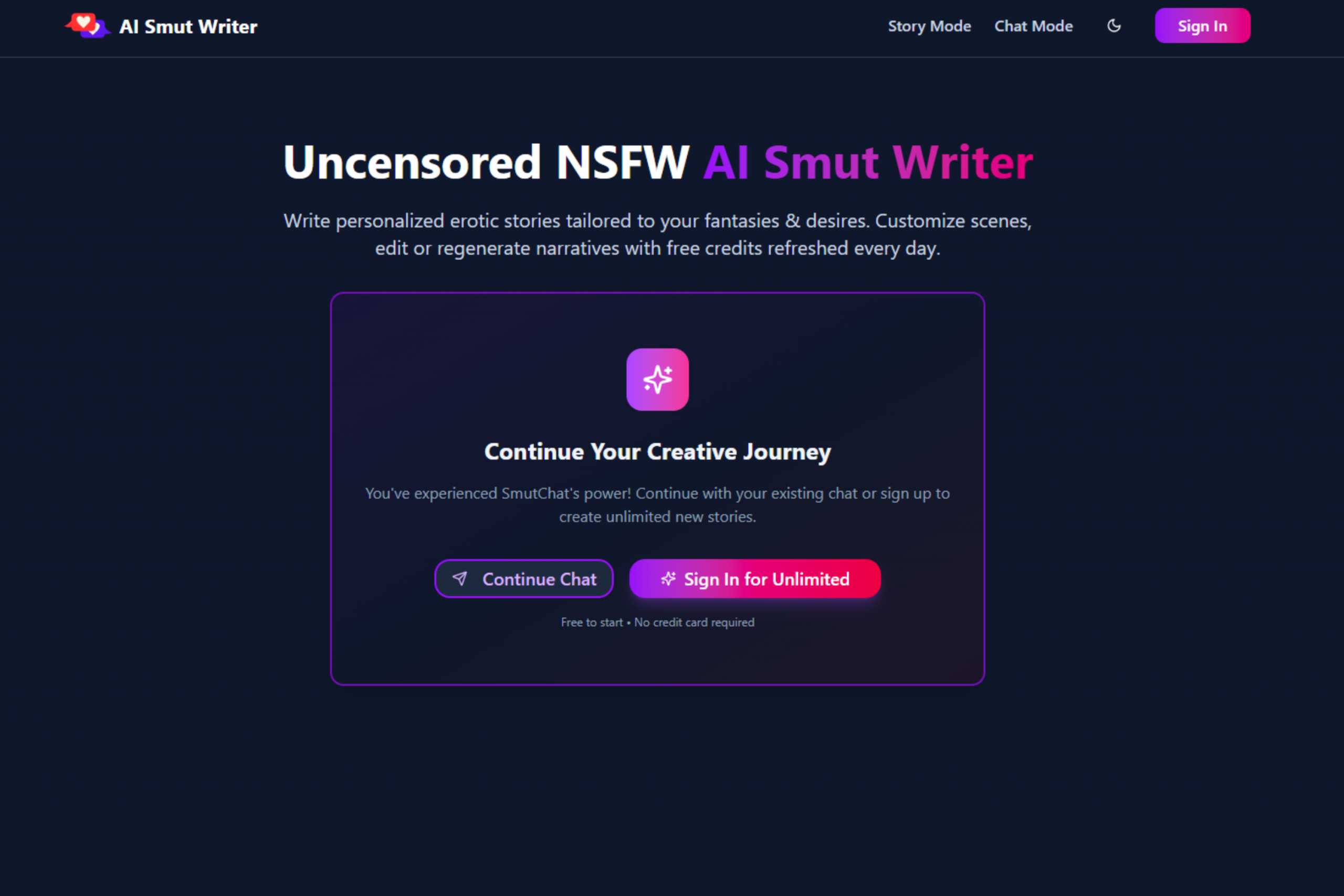 Uncensored SNFW AI Smut Writer